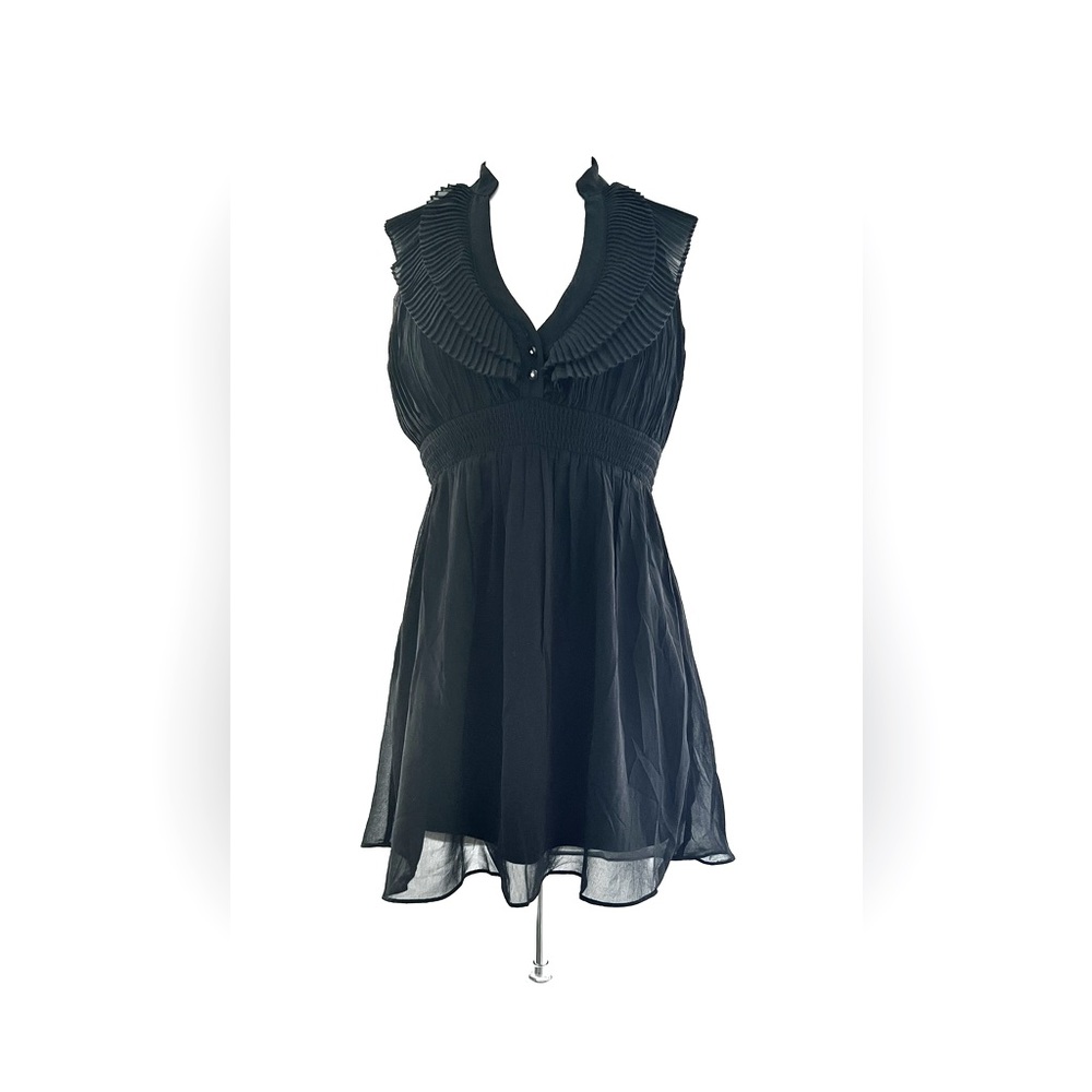 Aggie Small Black Frill Dress